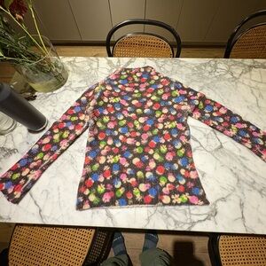 Comme des Garcons Multicolored Floral Knit
